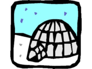 Sticker Custom Preview Image #027589 Architecture Landmarks World General Igloo04