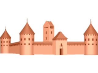 Sticker Custom Preview Image #027629 Architecture Landmarks World General Lithuanian Castle