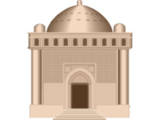 Sticker Custom Preview Image #027639 Architecture Landmarks World General Mausoleum Bukahra