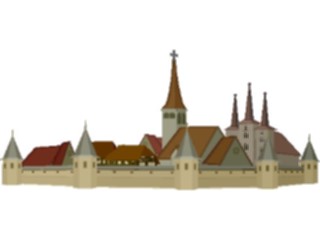 Sticker Custom Preview Image #027640 Architecture Landmarks World General Medieval City