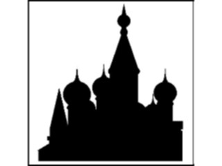 Sticker Custom Preview Image #027660 Architecture Landmarks World General Moscow Silhouette1