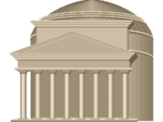 Sticker Custom Preview Image #027690 Architecture Landmarks World General Pantheon Italy