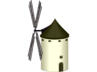 Sticker Custom Preview Image #027757 Architecture Landmarks World General Spanish Windmill