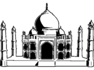 Sticker Custom Preview Image #027796 Architecture Landmarks World General Taj Mahal1