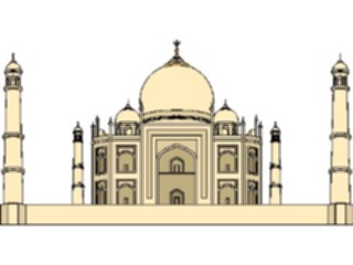 Sticker Custom Preview Image #027799 Architecture Landmarks World General Taj Mahal4