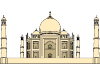 Sticker Custom Preview Image #027799 Architecture Landmarks World General Taj Mahal4