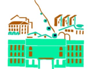 Sticker Custom Preview Image #027864 Architecture Landmarks World General University Campus