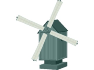 Sticker Custom Preview Image #027907 Architecture Landmarks World General Windmill Dutch