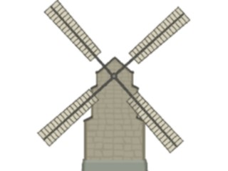 Sticker Custom Preview Image #027908 Architecture Landmarks World General Windmill French