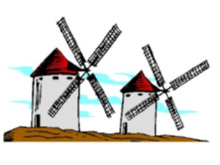 Sticker Custom Preview Image #027910 Architecture Landmarks World General Windmills1