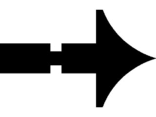 Sticker Custom Preview Image #028186 Arrows Arrow0268