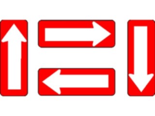 Sticker Custom Preview Image #028237 Arrows Arrow0319