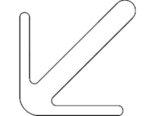 Sticker Custom Preview Image #028299 Arrows Arrow0381