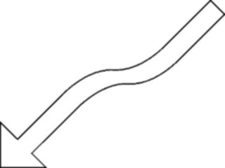 Sticker Custom Preview Image #028406 Arrows Arrow0488