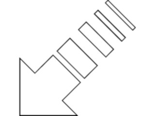Sticker Custom Preview Image #028418 Arrows Arrow0500