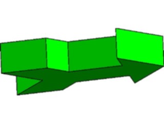Sticker Custom Preview Image #028505 Arrows Arrow0587