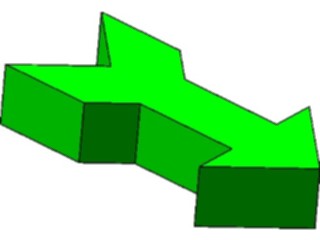 Sticker Custom Preview Image #028506 Arrows Arrow0588