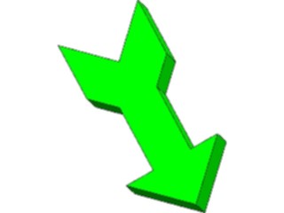 Sticker Custom Preview Image #028507 Arrows Arrow0589