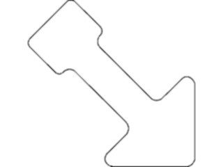 Sticker Custom Preview Image #028744 Arrows Arrow0826