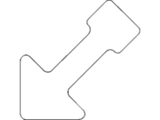 Sticker Custom Preview Image #028746 Arrows Arrow0828