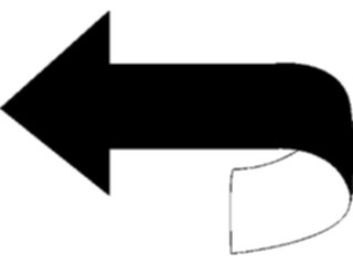 Sticker Custom Preview Image #028761 Arrows Arrow0843