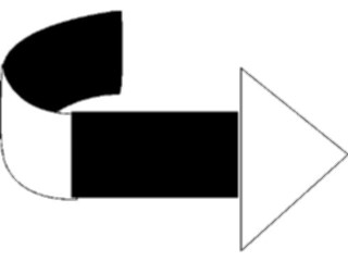 Sticker Custom Preview Image #028767 Arrows Arrow0849
