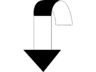 Sticker Custom Preview Image #028771 Arrows Arrow0853