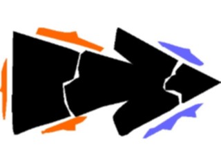 Sticker Custom Preview Image #029000 Arrows Arrow1082