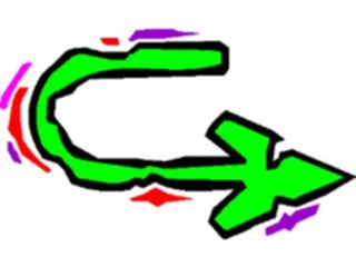 Sticker Custom Preview Image #029004 Arrows Arrow1086