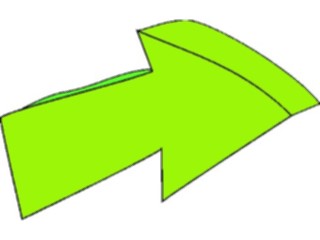 Sticker Custom Preview Image #029057 Arrows Arrow1139