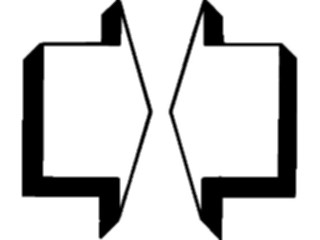 Sticker Custom Preview Image #029099 Arrows Arrow1181