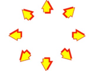 Sticker Custom Preview Image #029115 Arrows Arrow1197
