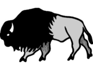 Sticker Custom Preview Image #029217 Art Design Cave Art Bison01