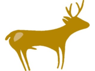 Sticker Custom Preview Image #029257 Art Design Cave Art Deer09