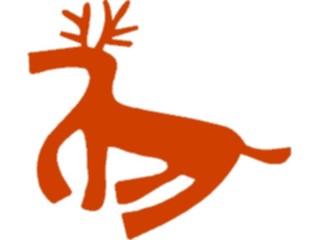 Sticker Custom Preview Image #029258 Art Design Cave Art Deer10