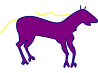 Sticker Custom Preview Image #029343 Art Design Cave Art Horse7