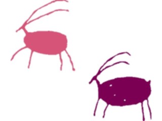 Sticker Custom Preview Image #029402 Art Design Cave Art Sheep2