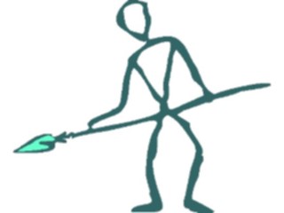 Sticker Custom Preview Image #029424 Art Design Cave Art Warrior05