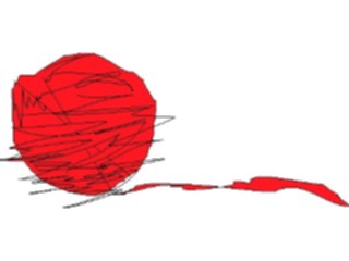 Sticker Custom Preview Image #029554 Art Design Crafts Yarn Ball1