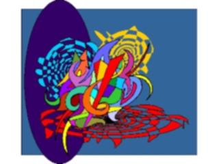 Sticker Custom Preview Image #029578 Art Design Fine Art Abstract Painting16