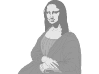 Sticker Custom Preview Image #029706 Art Design Fine Art Mona Lisa2