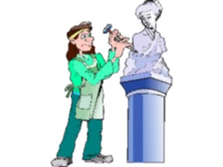 Sticker Custom Preview Image #029740 Art Design Fine Art Sculptor02