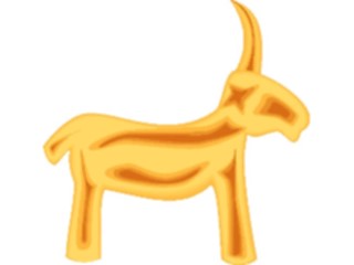 Sticker Custom Preview Image #029769 Art Design Fine Art Statue Deer