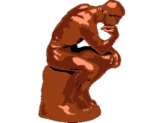 Sticker Custom Preview Image #029784 Art Design Fine Art Thinker1