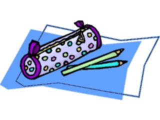 Sticker Custom Preview Image #029854 Art Design Supplies Equipment Colored Pencilswith Bag