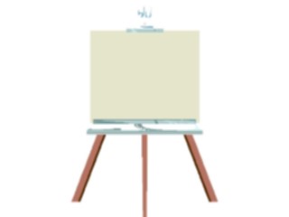 Sticker Custom Preview Image #029928 Art Design Supplies Equipment Easel06