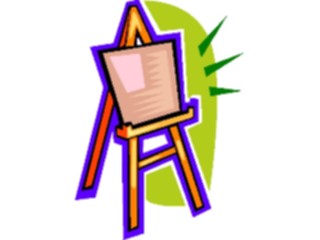 Sticker Custom Preview Image #029929 Art Design Supplies Equipment Easel07