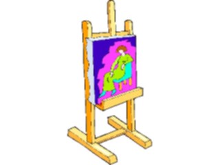 Sticker Custom Preview Image #029931 Art Design Supplies Equipment Easel09