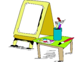 Sticker Custom Preview Image #029933 Art Design Supplies Equipment Easel Supplies