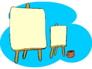 Sticker Custom Preview Image #029934 Art Design Supplies Equipment Easels